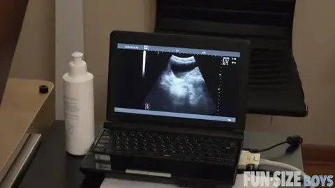 Échographie pendant une baise anale