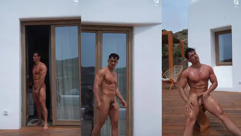 Levy Van Wilgen – Nu sur la Terrasse de la Villa