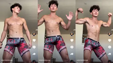 Je danse sur TikTok torse nu en sous-vetements