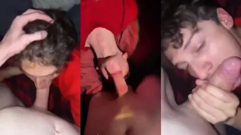 POV – Un minet avide à genoux te suce la queue