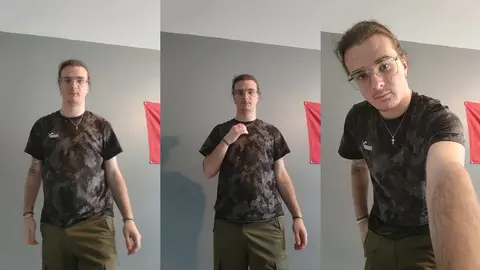 Un minet français se déshabille nu sans filtre – Show solo non coupé