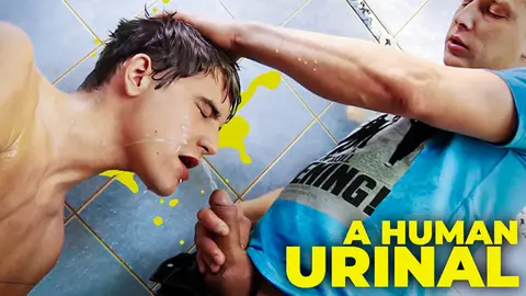 Un urinoir humain HD