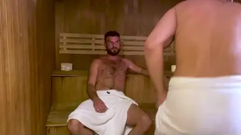 A Steamy Sauna for a Steamy Man