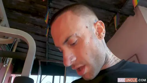 Pair of Hunks Work Out their Dicks Together