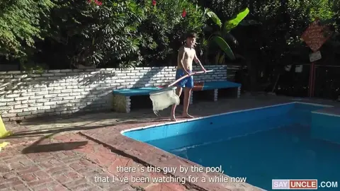 Le jardinier et le garçon de piscine