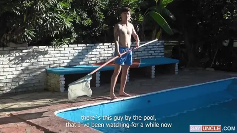 Le jardinier et le garçon de piscine