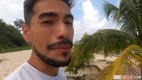 Coquins dans la forêt près de la plage