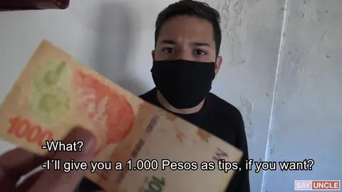 Delivery Boy Earns Extra Tip
