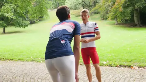 Mark Troy & Tyler Scott terminent leur entraînement avec une bite à sucer et un cul à baiser