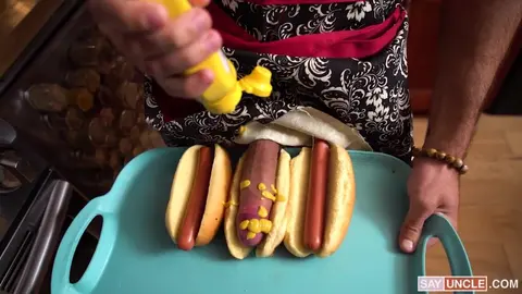 Un hot-dog bien chaud