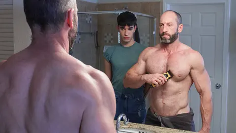 Shaving That Muscled Body