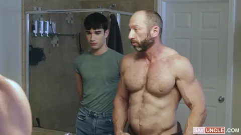 Shaving That Muscled Body