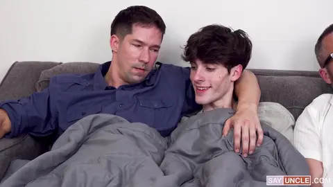 Movie Night. Forget Popcorn, Just Hand Me Your Cocks: All Three of Them