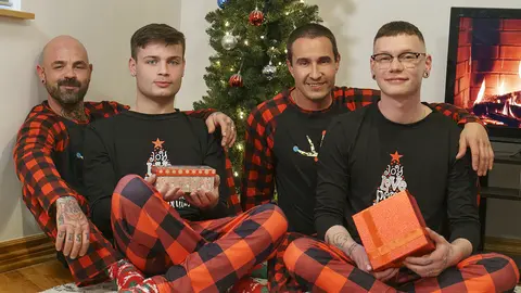 Unwrapping Santa's Cock