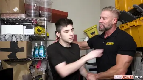 Harrison Is Caught Having Sex in a Restroom and Plowed by the Officer