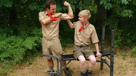 Work Out with the Twink Scout Boy