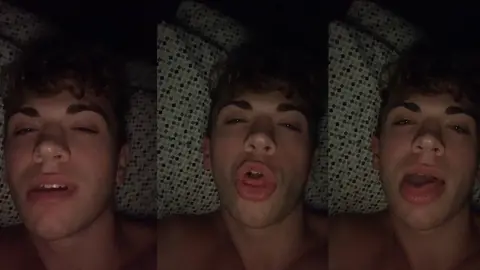 caleb: Talking dirty to the camera #4