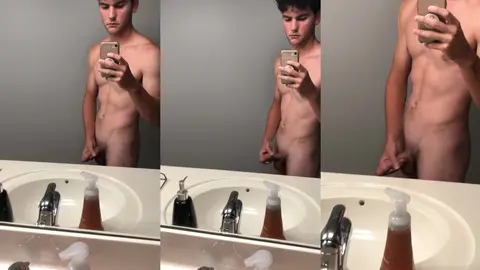 derek: Showing off in the mirror #4
