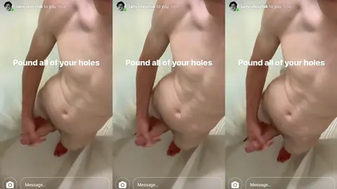 iamcolesotak: Playing with myself on camera #6