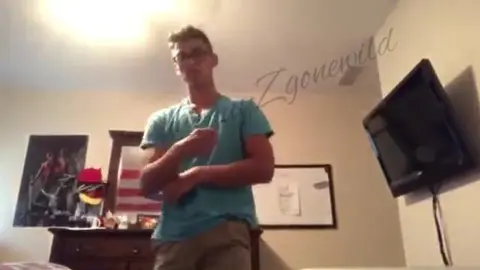 Aidan: Showing off in my underwear #1