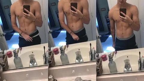 Daniel: Showing off in the mirror #10