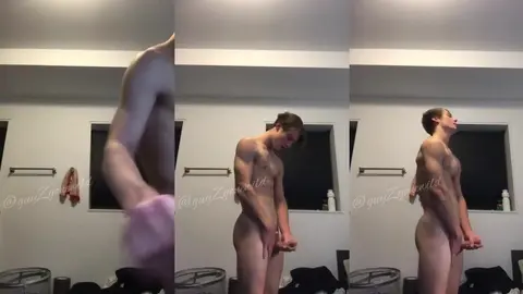 Eddie: Showing off in the mirror #1