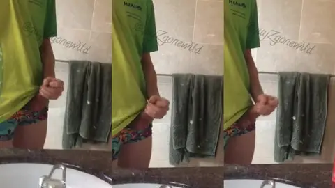 uncut bushy aussie 2: Getting undressed for you #2