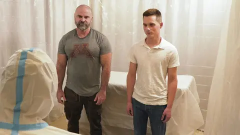 GLOBAL OUTBREAK Episode 1 - Cleanroom Intake - Dad Son Inspection