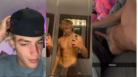 Twink blond fit — messages branlette