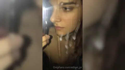 Vitre arrosée & léchée — Ethan