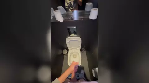 Toilettes publiques — branlette